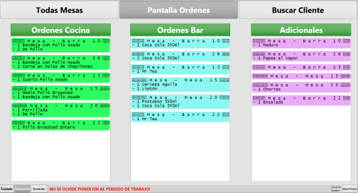 Software POS bar restaurantes